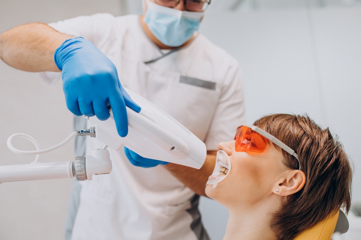 Professional teeth whitening treatment room at Peninsula MDC Mornington